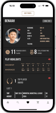 Get player statistics & Fotogrit Pins